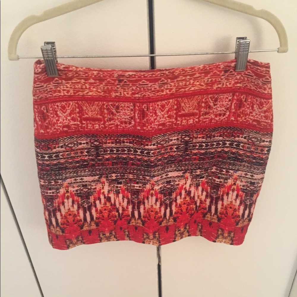 H&M Aztec print skirt